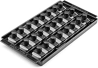 Vista 9 de TEKTON Unidad de 1/2 pulgada x riel de enchufe de 18 pulgadas, 15 clips (gris) OSR23315 Fabricado en Estados Unidos