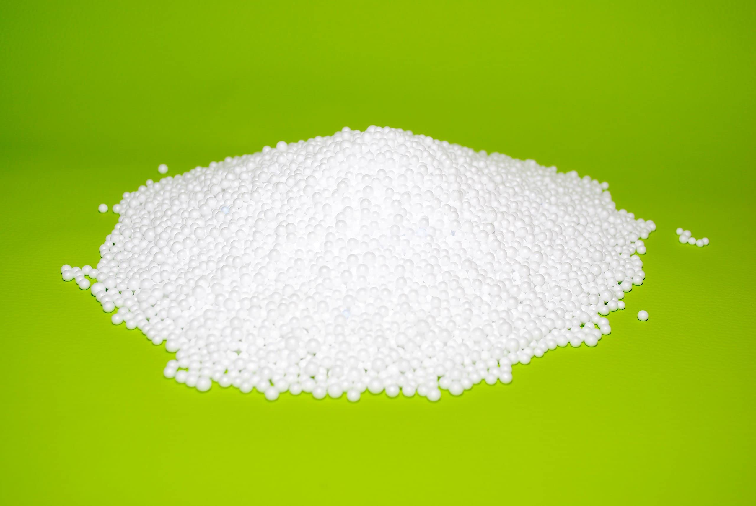 GRANULAT EPS, riempimento per poltrone e beanbag Come Sako Sack, Cuscino per Sedile, Puff Ball, Palline di polistirolo per beanbag, riempimento per Confezioni da 100L.