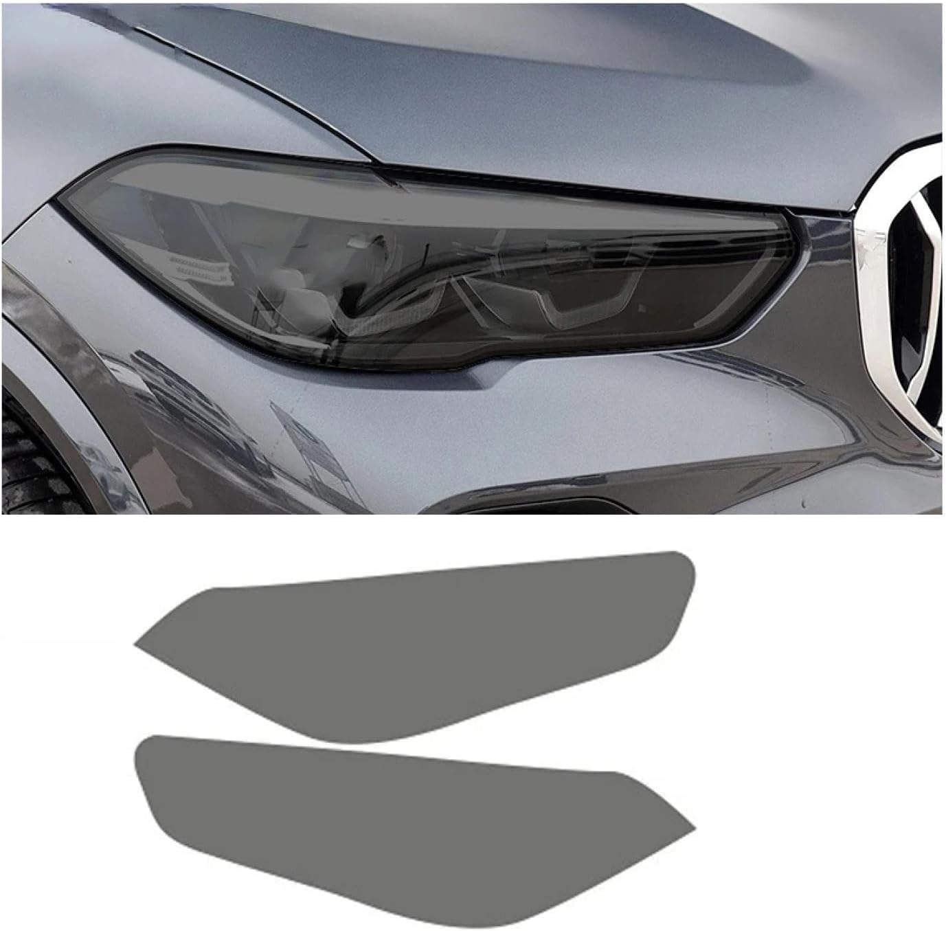 SamLng Car Front Light Film For X5 G05 2019-2024 Car Headlight Film Headlight Protection Sticker Car Front Headlamp Protection film car Lights Film headlight anti-scratch Non-Yellowing protective film
