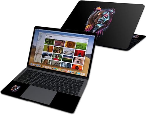 MightySkins - Skin compatible con Apple MacBook Air de 13 pulgadas (2020-2018) - Rad Bear | Funda protectora y única de vinilo | Fácil de aplicar,
