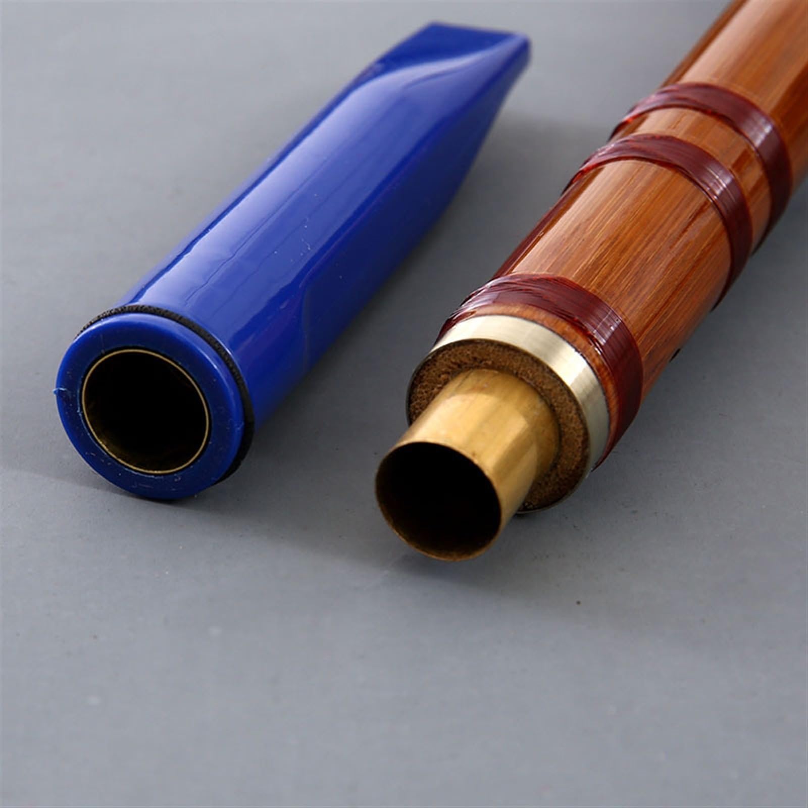Flauta De Bambú Flauta Vertical Flauta Profesional De Bambú Amargo Alto De 6 Orificios Para Principiantes Con Base Cero(Red,E Key)