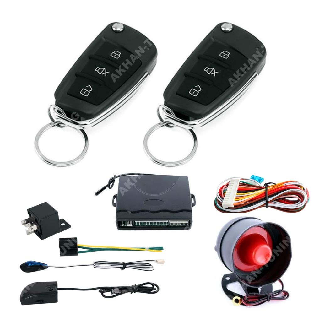 akhan AKH66164149 100A68 - Kit de conversión de Alarma (Incluye 2 mandos a Distancia para Todos los Cierres centralizados de 12 V)