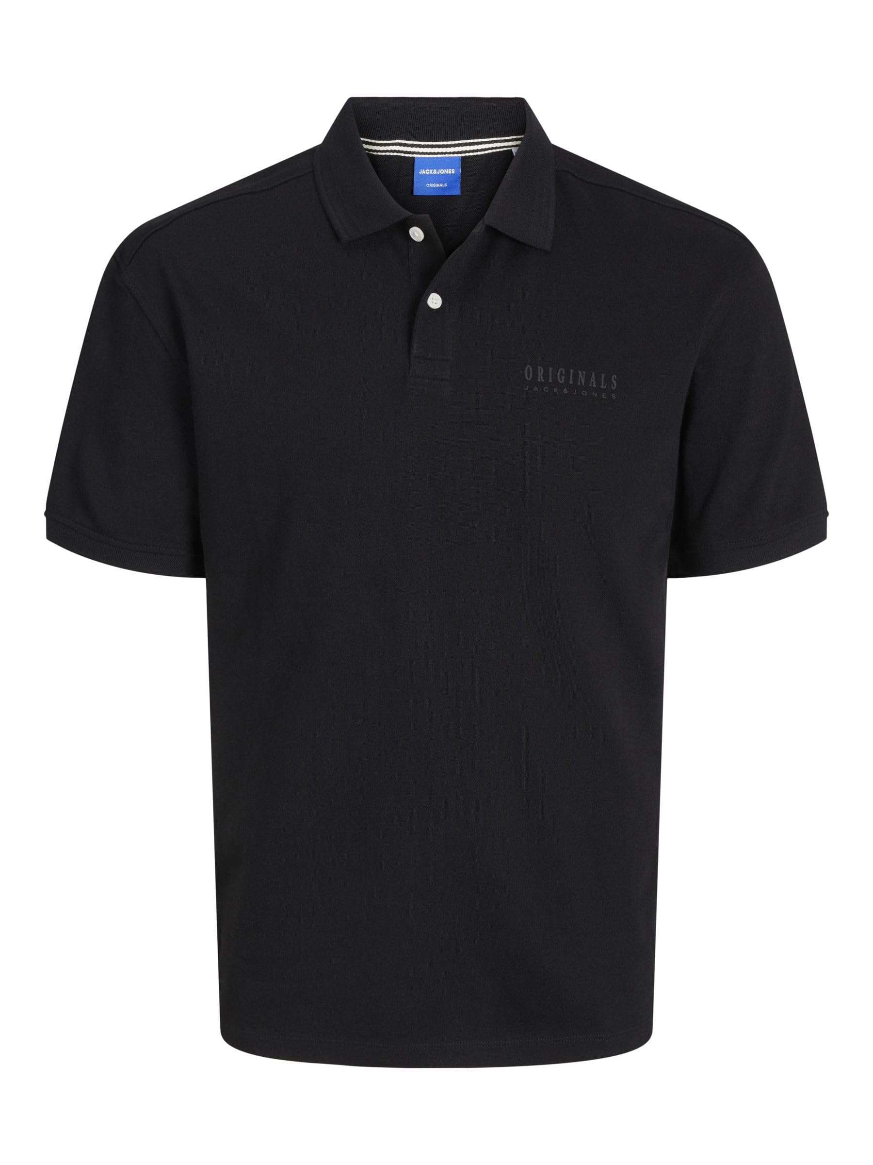 JACK & JONES Jorfrederiksberg Polo SS Noos, Black, S