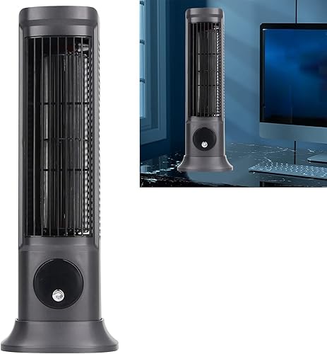 Miniatura 7 de MAVIS LAVEN Ventilador de torre de escritorio, diseño sin aspas con 3 ajustes de velocidad, ventilador silencioso de 10 pulgadas para dormitorio y