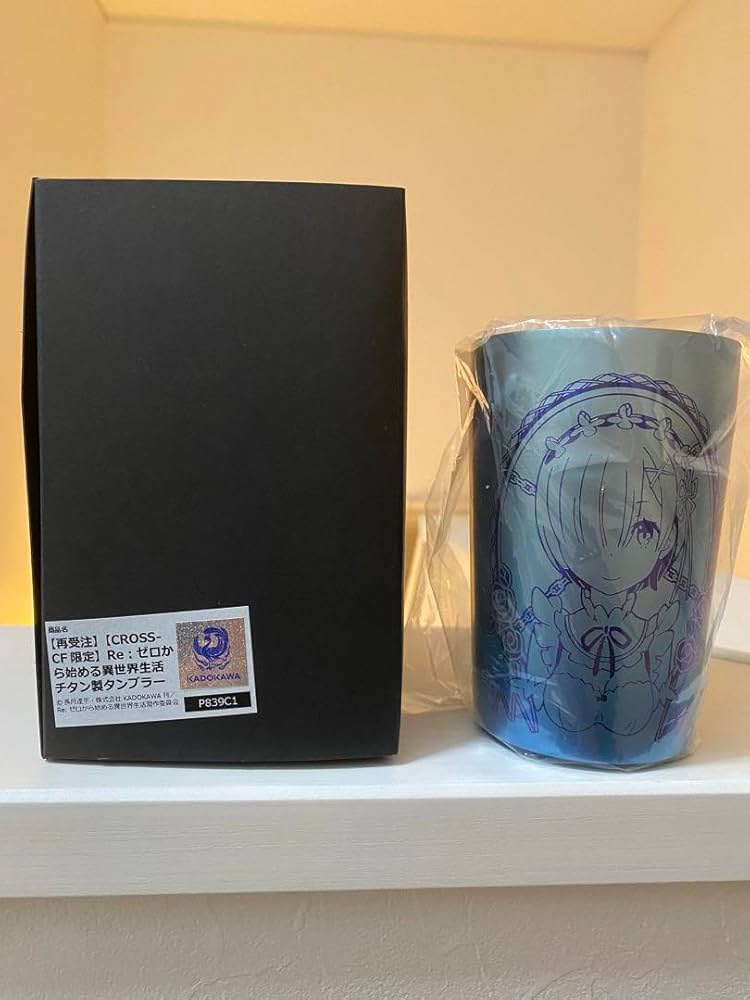 Re:ゼロから始める異世界生活レムの純チタン製タンブラー