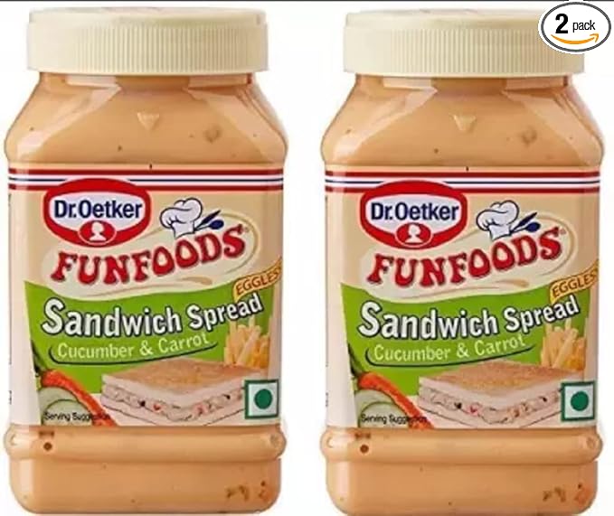 FUN FOODS Sandwich Spread 250 Gram Pack of 2 500 g (Pack of 2)