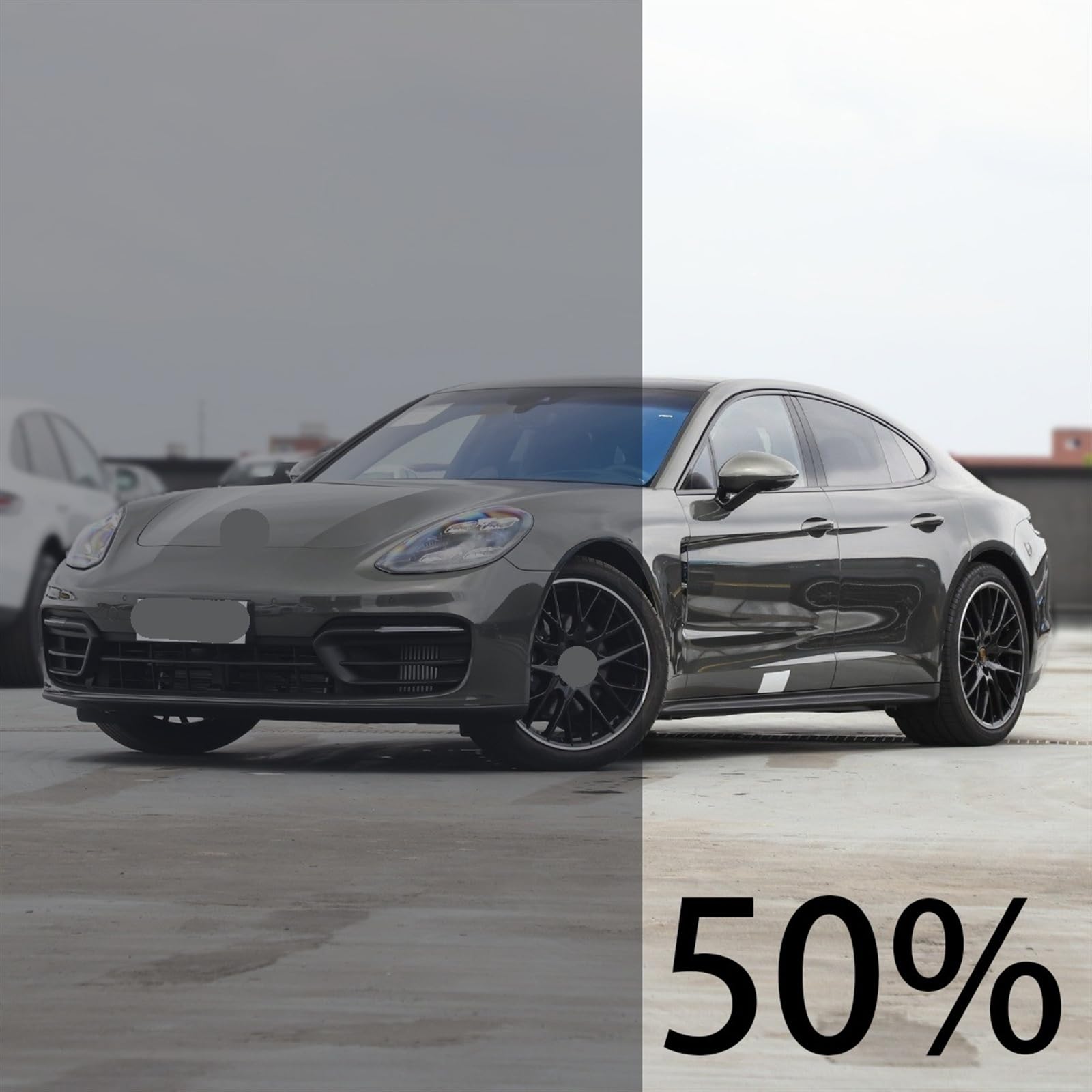 Auto Schutz Carbon Folie, 5/15/25/35 Fenstertönungsfolie Glasaufkleber Sonnenschutzfolie USO apto para Auto UV-Schutz Fensterfolien Aufkleberfolien USO apto para Zuhause(50,70x500 cm)