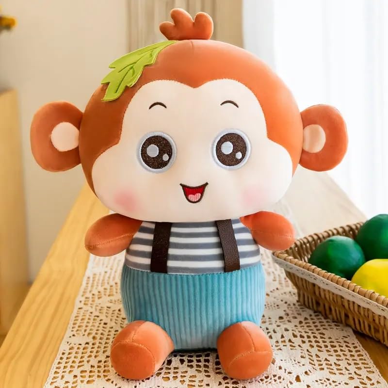 - Tinytotem Monkey Plush Soft Toy for Kids Pet Kawai Stuffed Animal Plushie Cute Big Stuff Toys Doll Teddy Birthday Gifts for Friends Kids Boys Girls Decorative Multicolor 35cm