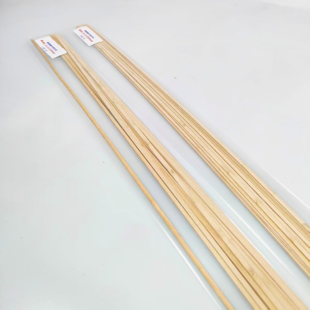 GAWEGM Ship Hull Skin Wood Strip - Maple Deck Batten 0.5x4x500