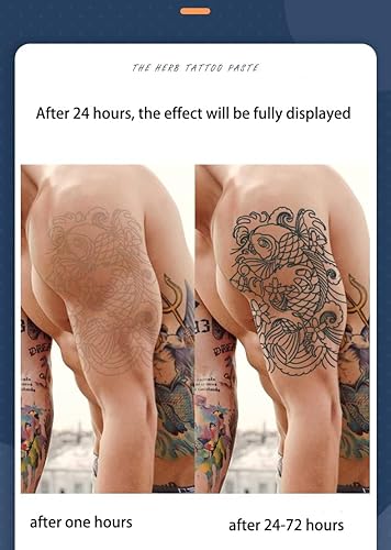 Tatuajes temporales - Adhesivo grande, tótem grande, brazo de dragón, tatuaje de transferencia falsa, diseño impermeable (estilo 38)