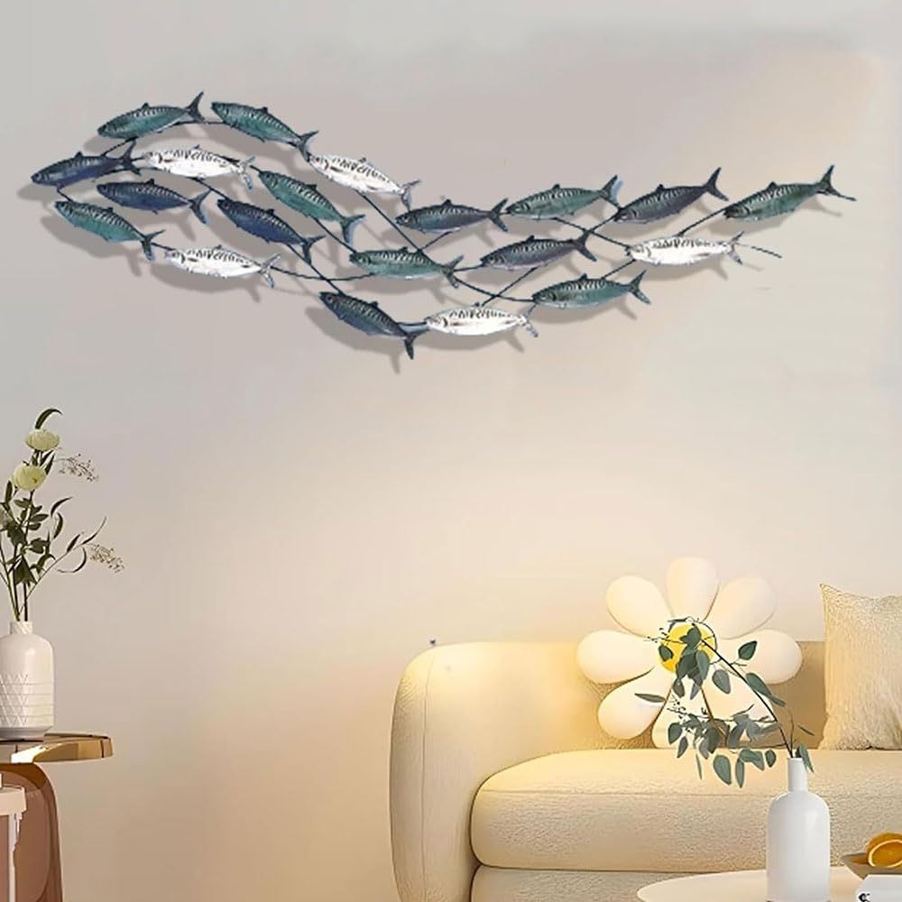 ウォールアート 魚の装飾 - 鋳鉄 リビングルーム 壁装飾 ウォールアート 魚の装飾 - 鋳鉄 リビングルーム 壁装飾