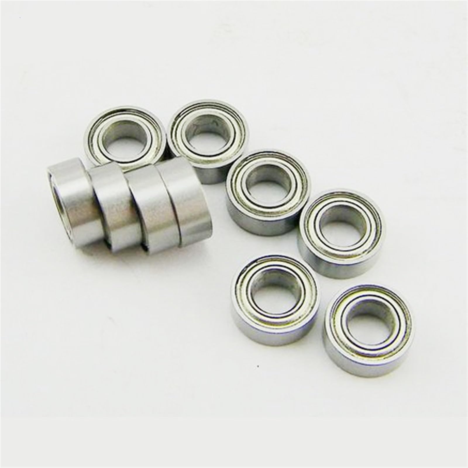 EBAUIWNNV 10pcs Bearing MR148 MR148Z MR148ZZ 8x14x4 Shielded Miniature MINI Deep Groove Ball Bearings Single Row