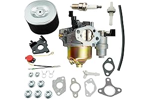 Ruma GX270 Carburetor Assembly & Fuel Filter Spark Plug for Honda GX240...