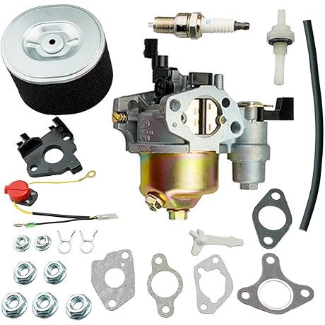 Ruma GX270 Carburetor Assembly & Fuel Filter Spark Plug for Honda GX240...