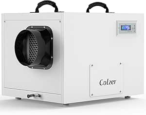COLZER 212 Pints Crawl Space Commercial Dehumidifier with Pump and Drain Hose, Industry Water Damage Unit for up to 8,000 sq ft Basements, Ideal for Industrial or Whole Home