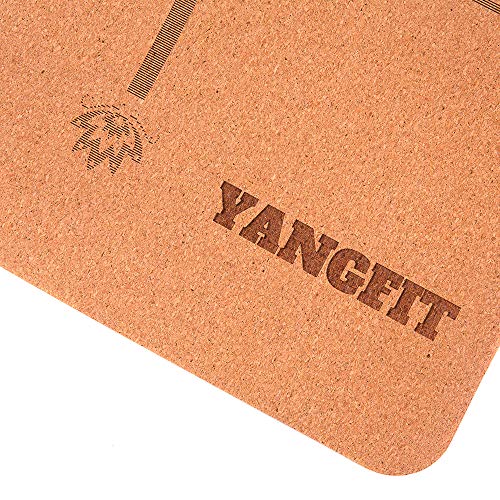 Tapete de Yoga em Cortiça Natural Com Bolsa Yangfit - 5mm