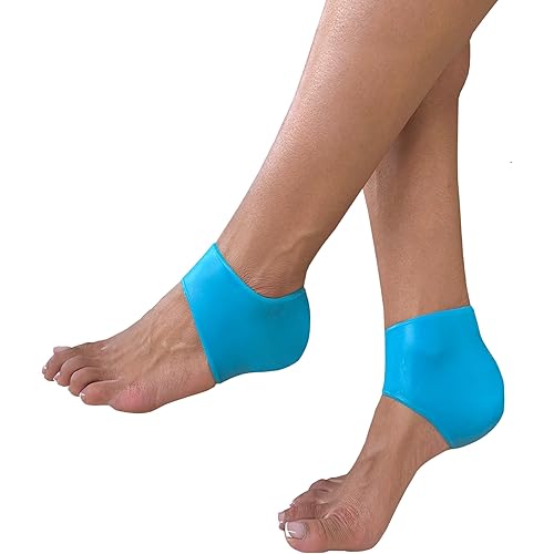 StrappyHeel - Heel Protectors - Blister Prevention and Shoe Pain Relief from Spurs and Plantar Fasciitis - Silicone Feet Cups for Women and Men - Cushion Pad, and Gel Insert Alternative for Shoes