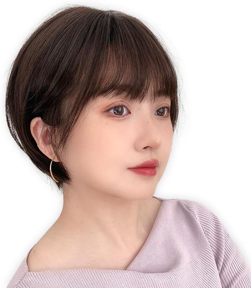 百合子ウィッグヘアピース ナチュラルブラウン 最終値下げ百合子