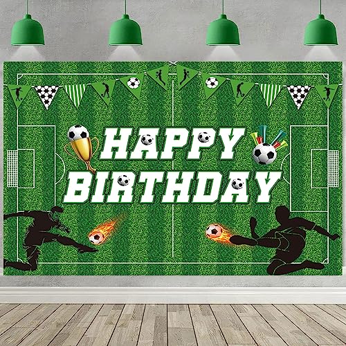 La Mejor review de Campo futbol indoor del mes. 23 GAOTU - Telón de fondo para fiesta de cumpleaños de fútbol, decoración de fiesta de cumpleaños para niños, campo de fútbol, fondo de foto, fútbol, fiesta de cumpleaños,...