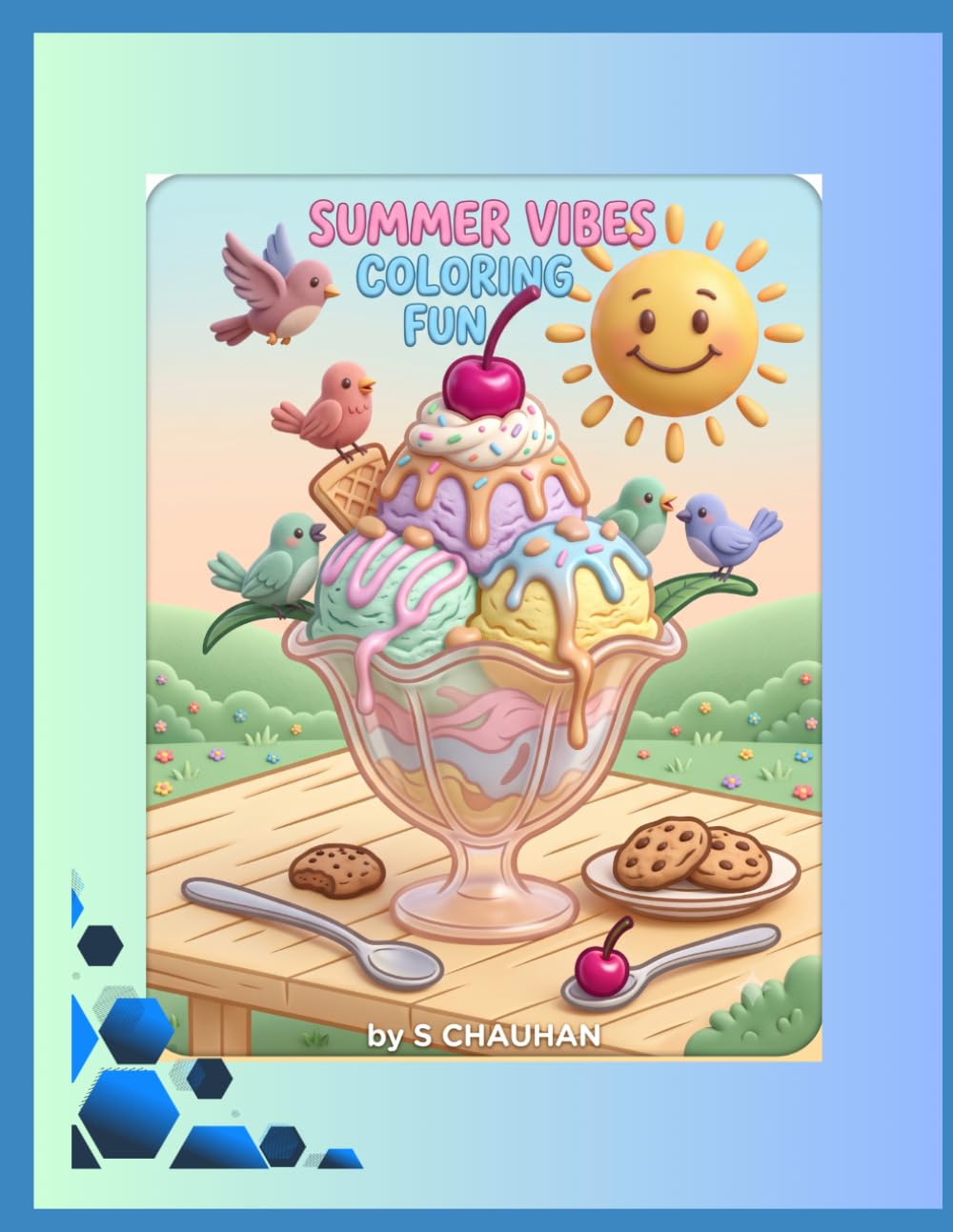 Summer Fun Coloring Book for Kids: Beach & Sunshine Coloring Book for Kids, Easy Summer Coloring Book