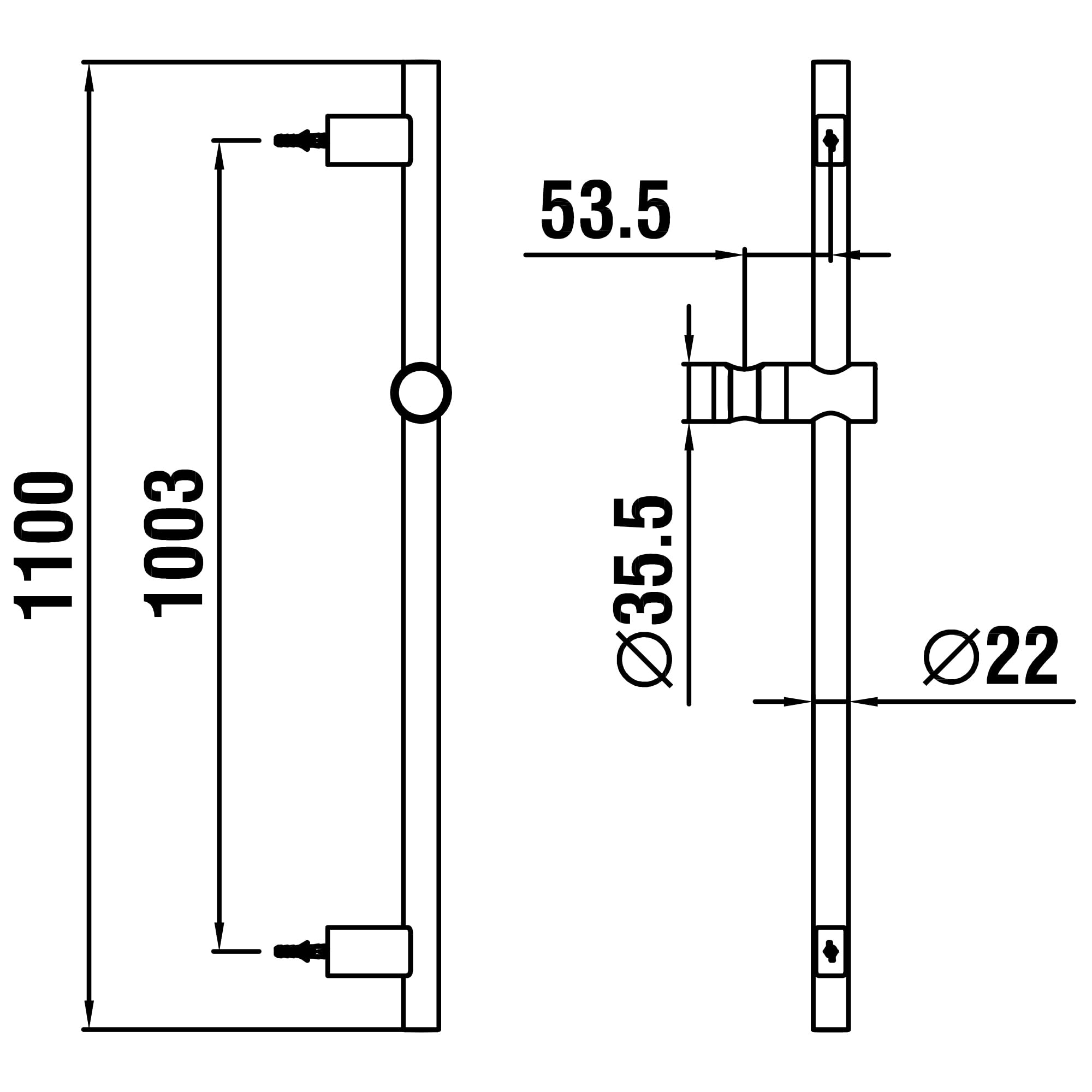 Manguera de ducha de plástico Laufen, 1/2" x 1/2", conexión giratoria, L=1600mm, H3629800821311, Color: oro rosa