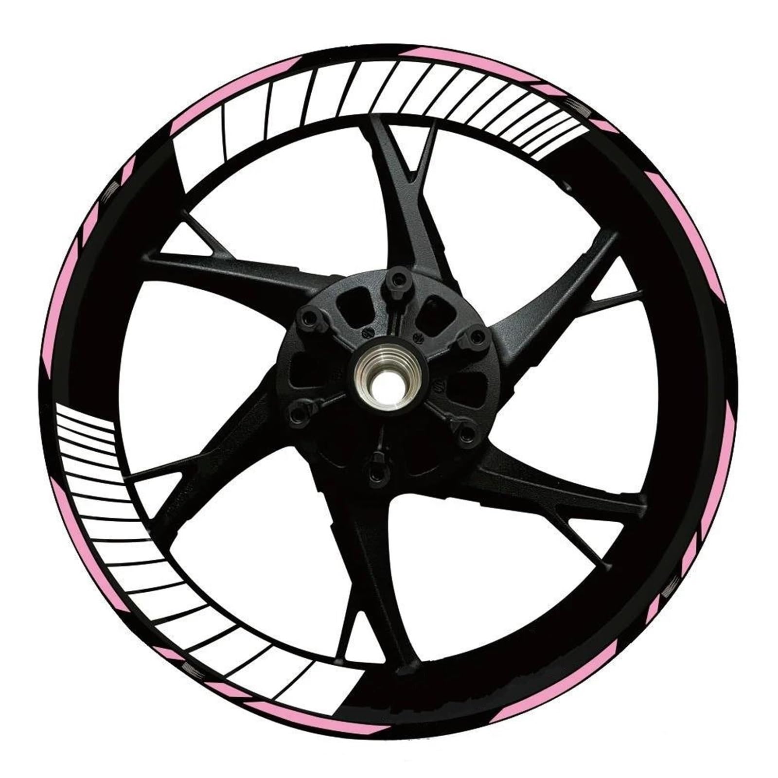 Wheel Stickers Motorcycle Wheel Reflective Decal for for Ninja 650 400 for Versys 17″ Stripe Tape Sticker Rim Stickers Hub Decals Rim Reflective Decal