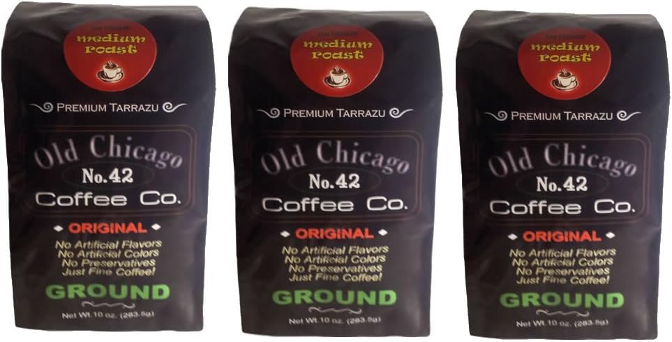 Bulk Lot of 3 Wholesale Discount Ground Coffee Bags (Caffeinated)