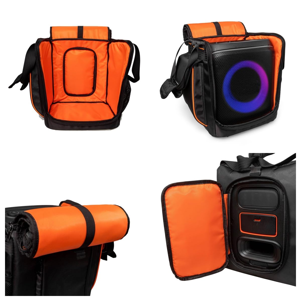 Torba do przechowywania głośnika JBL PartyBox 2 Encore, przenośna, bezprzewodowa, kompatybilna z Bluetooth, z tkaniną do transmisji dźwięku, etui ochronne na głośnik i akcesoria