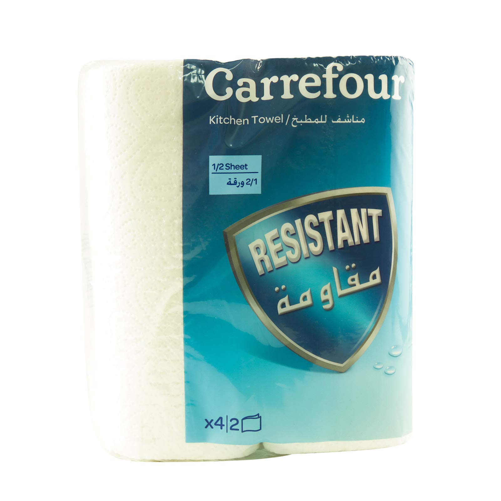 Kitchen Towel - Off White - 100 Sheet Pack of 4