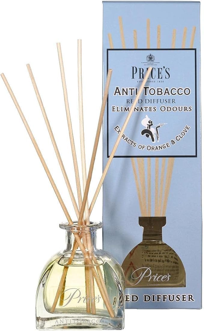 prices anti tobacco reed diffuser Price's Candles RD100416S Anti-Tobacco Diffuser Refill, Transparent,  Multi-Colour : Amazon.com.be: Health & Personal Care
