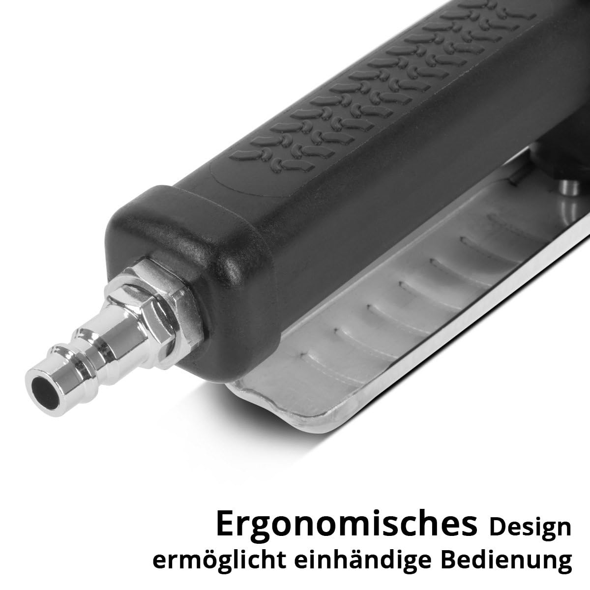 STAHLWERK Inflador digital de aire comprimido DRP-18 ST | Inflador de aire comprimido con manómetro digital | Manómetro digital para coches, camiones, motos, bicicletas | Rango de medición 0-18 bar