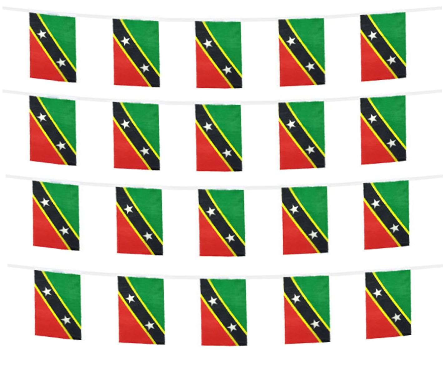 FFILL 20 Feet 20 Flags north and south Americas Banner Flag , Mini Flag Small Banner, for Party, Shops and Bars Decorations, Outdoor Decorations -South America and North America-Themed National Flags
