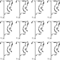Vista 1 de 12 clips ocultos de plástico transparente de 2 pulgadas para persianas horizontales