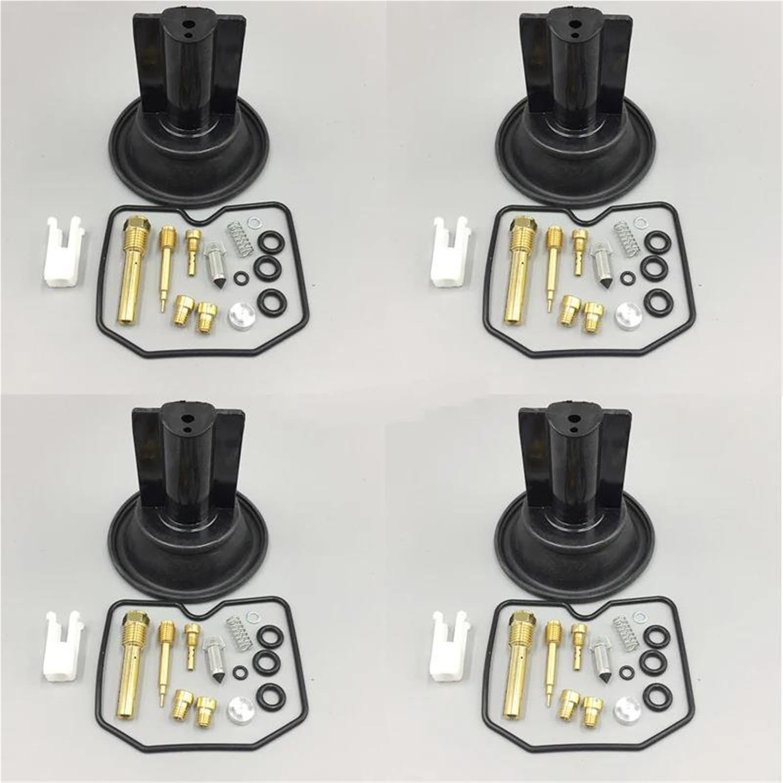 ZYSM Kit De Réparation De Carburateur De Moto Pour Suzuki Bandit 600 GSF600S 1996-1999 GSF600 GSF 600 S Carb Diaphragme Et Piston Plongeur Pièces de carburateurs(4 ensembles)