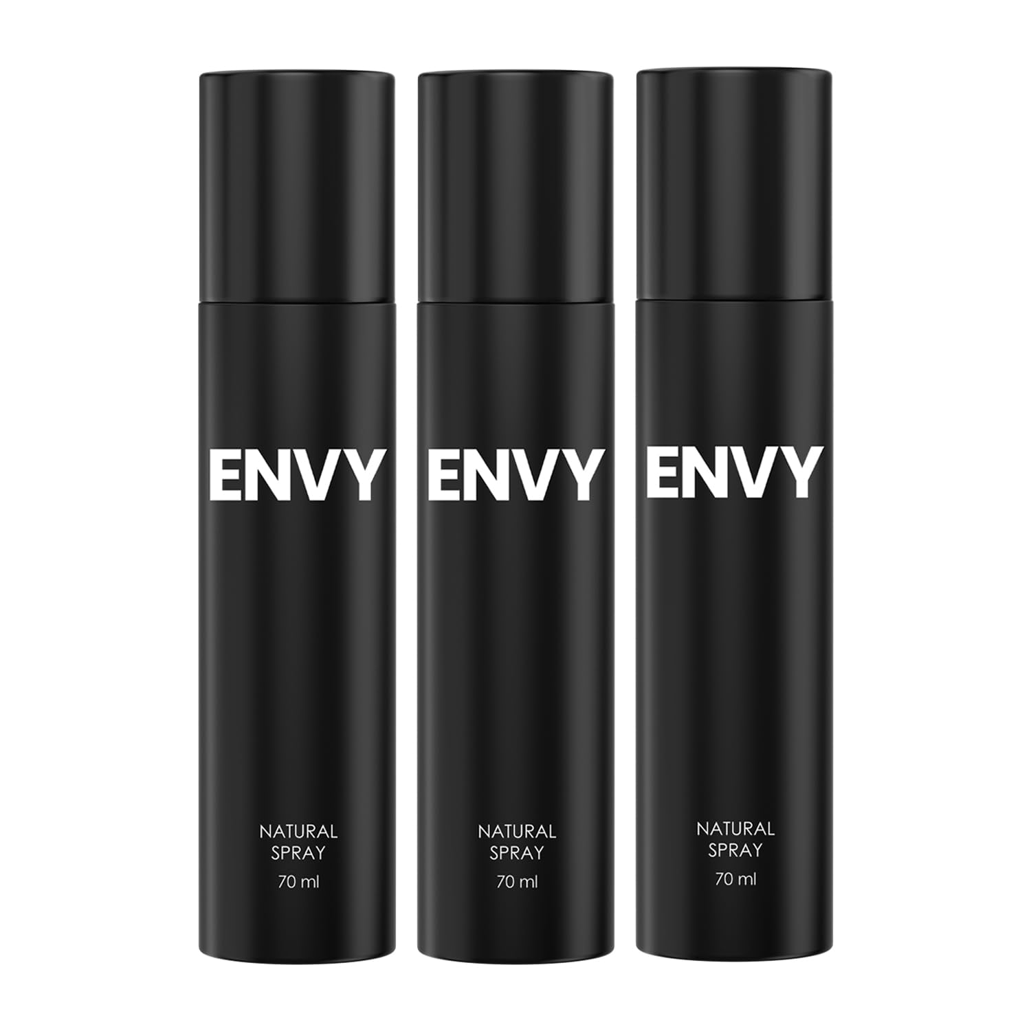 ENVY Natural Spray Perfume For Men - 70 ML Each, Pack of 3 Long Lasting Fragrance Scent-image-46