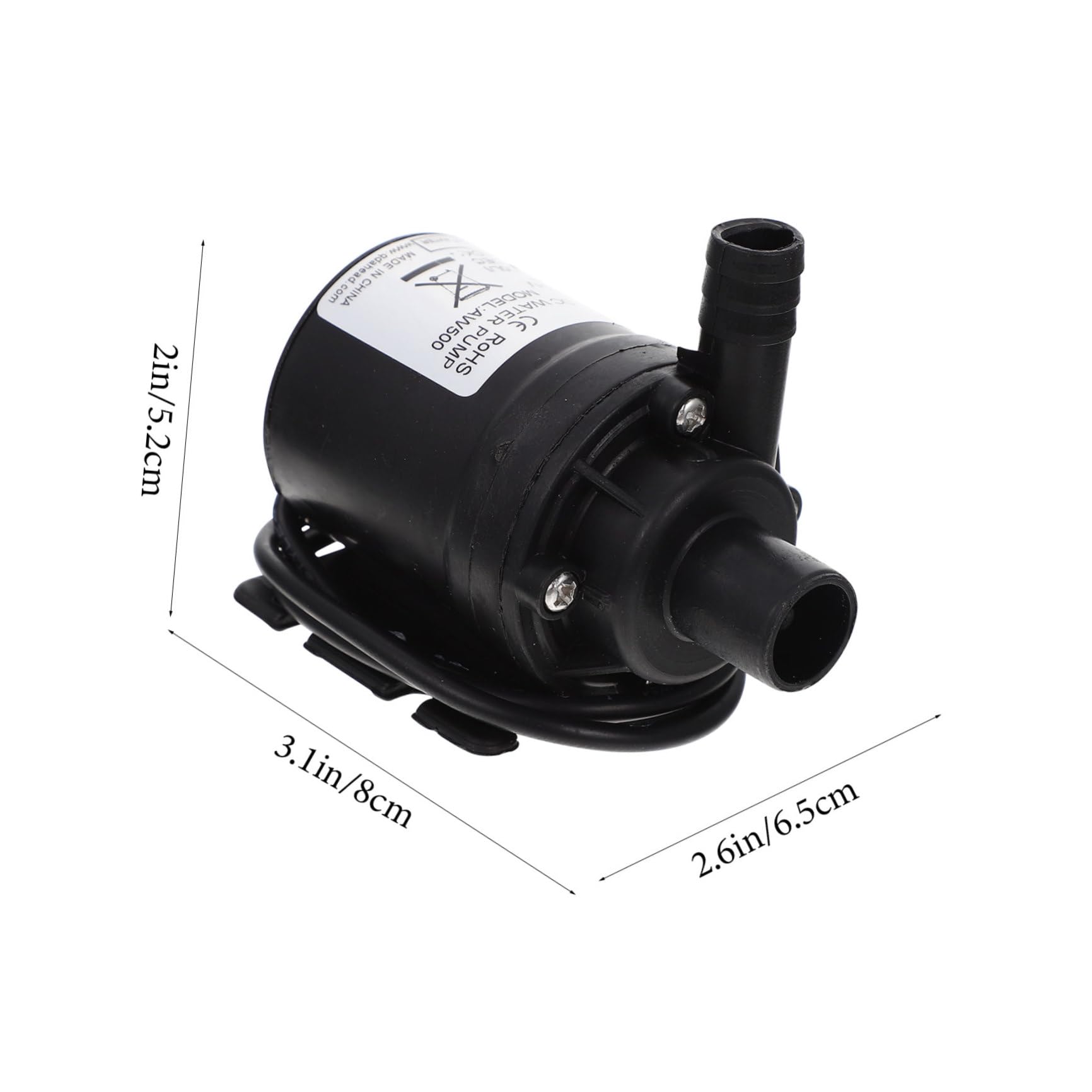 Bomba de Refuerzo Sumergible Dc 24v para Hogar, Microbomba de Plástico de Ingeniería, Bomba Presurizadora Silenciosa para Ducha y Calentador, Compatible Agua hasta 60 °c
