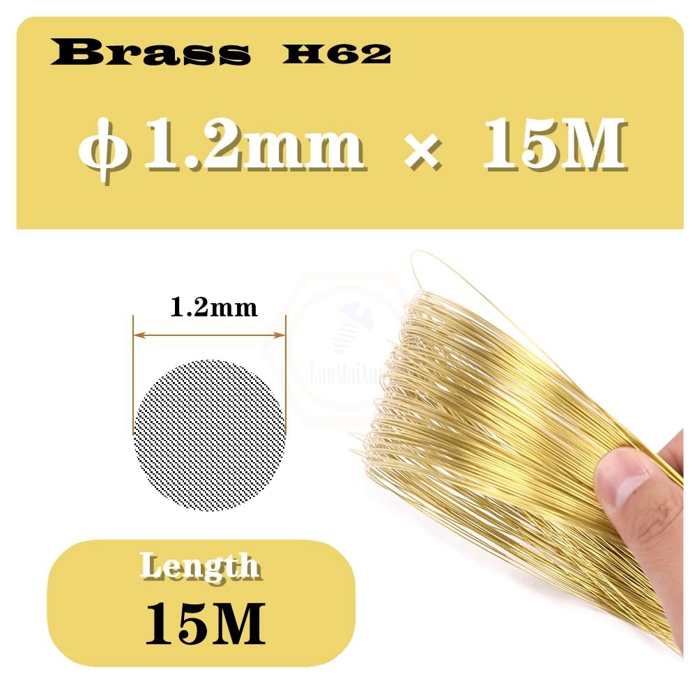 15M φ1.2mm H62 Messingdraht