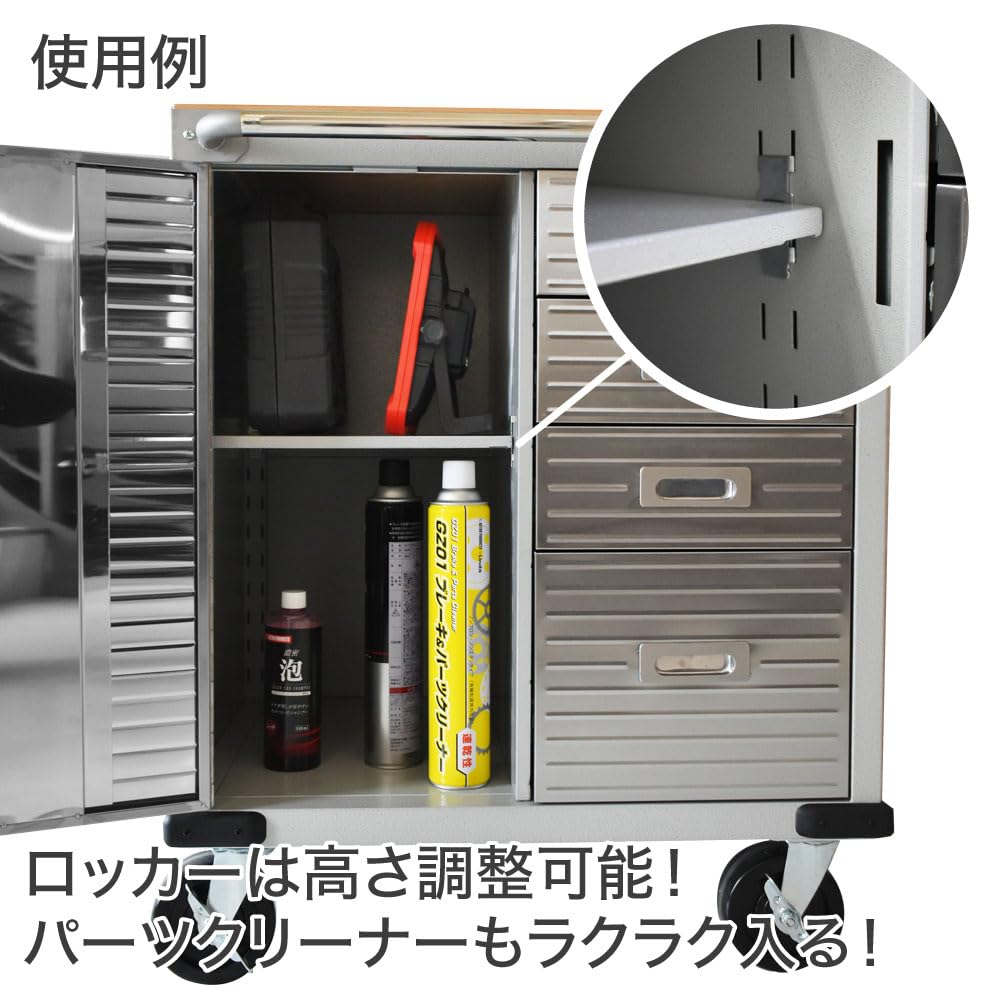 Amazon.co.jp: アストロプロダクツ ロールキャビネット 5段 RC115 