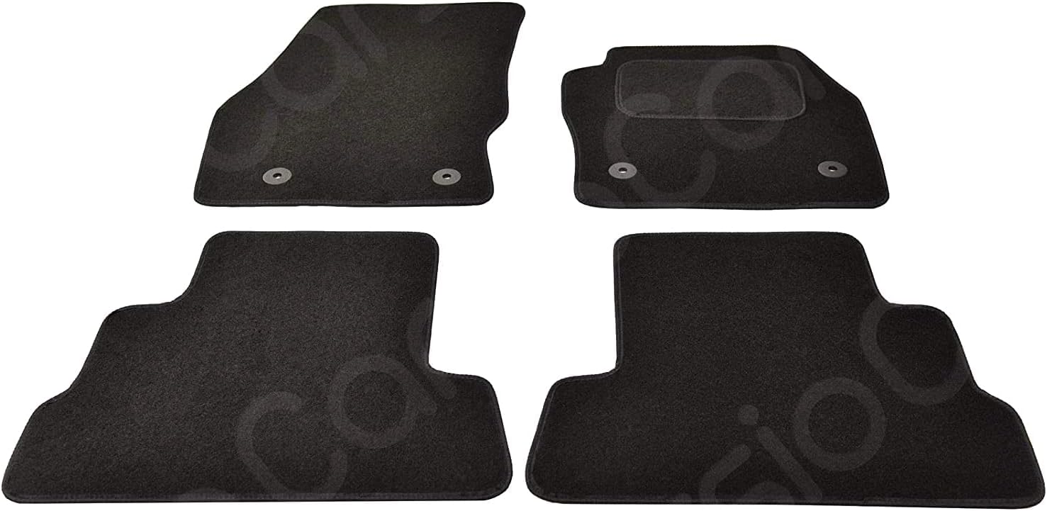 Carsio Tailored Black Carpet Car Mats for Ford Kuga 2015 Onwards 4 Piece Set Amazon.co.uk