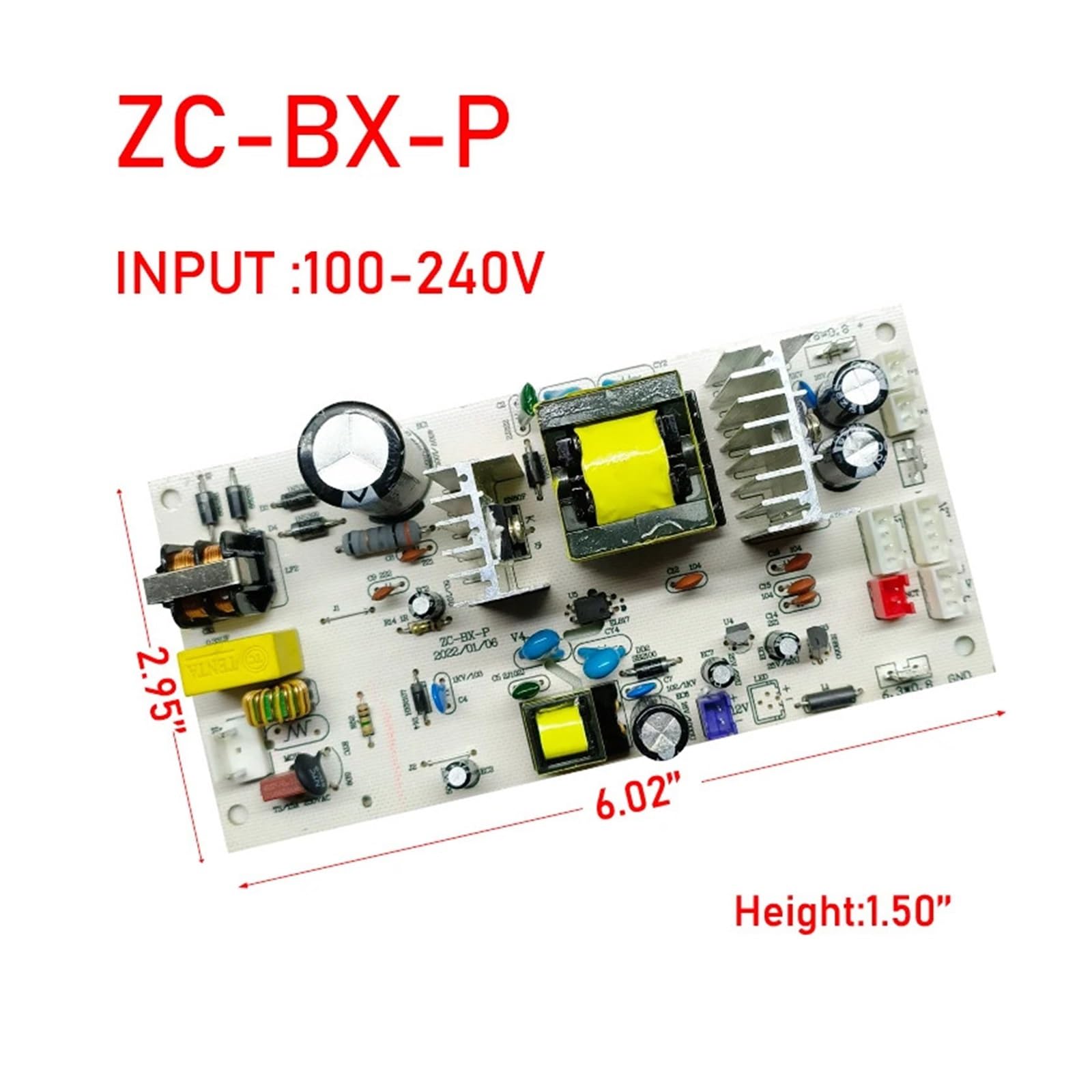 Carte d'alimentation Cave à Vin ZC-BX-P 100-240V