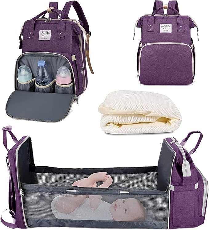 Mochila Maternidade Impermeável Multifuncional com Trocador de Fr...