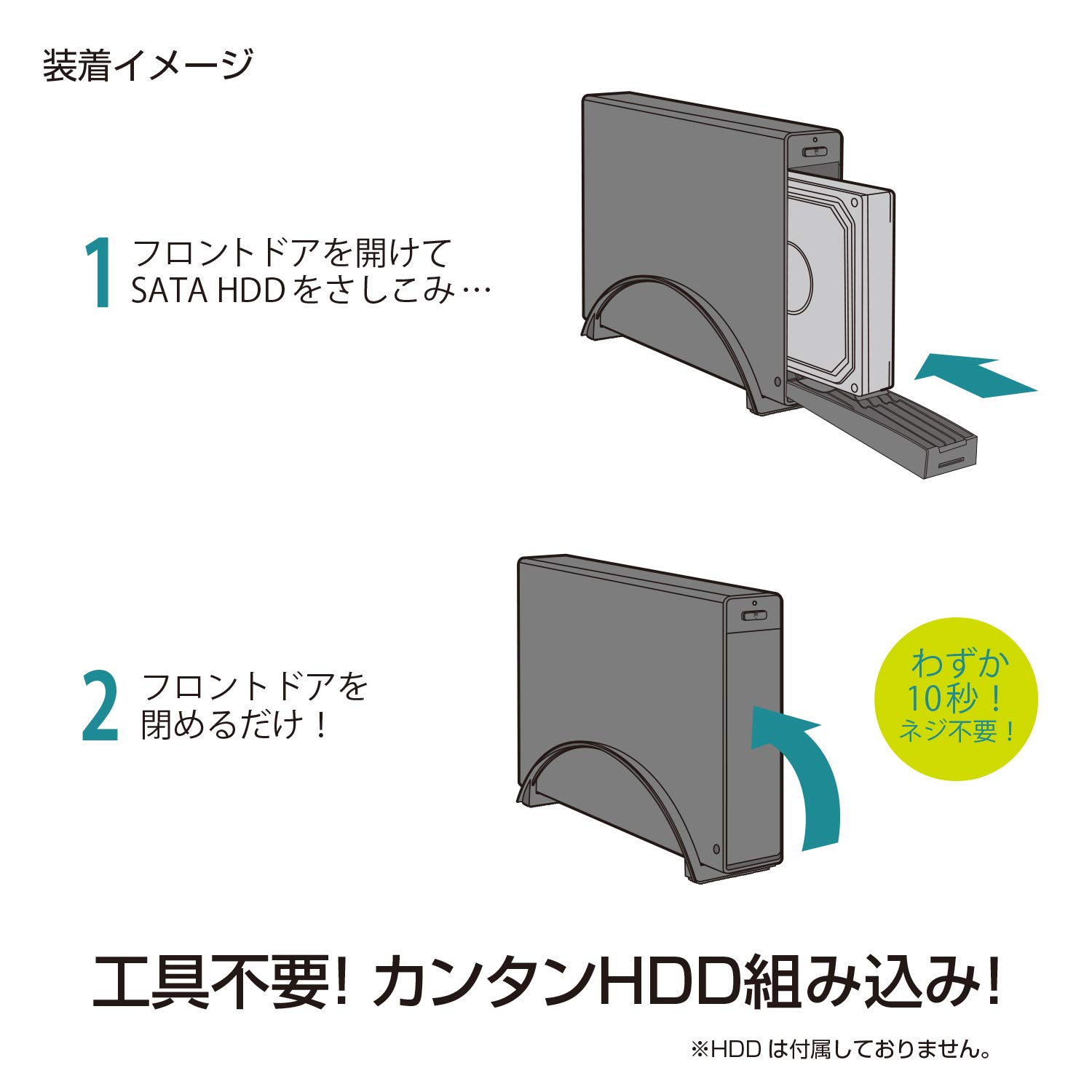 CRIS35EU31　USB 3.1 & eSATA HDDケース 3.5インチ 販売終了】 裸族の一戸建て USB3.1 & eSATA (CRIS35EU31