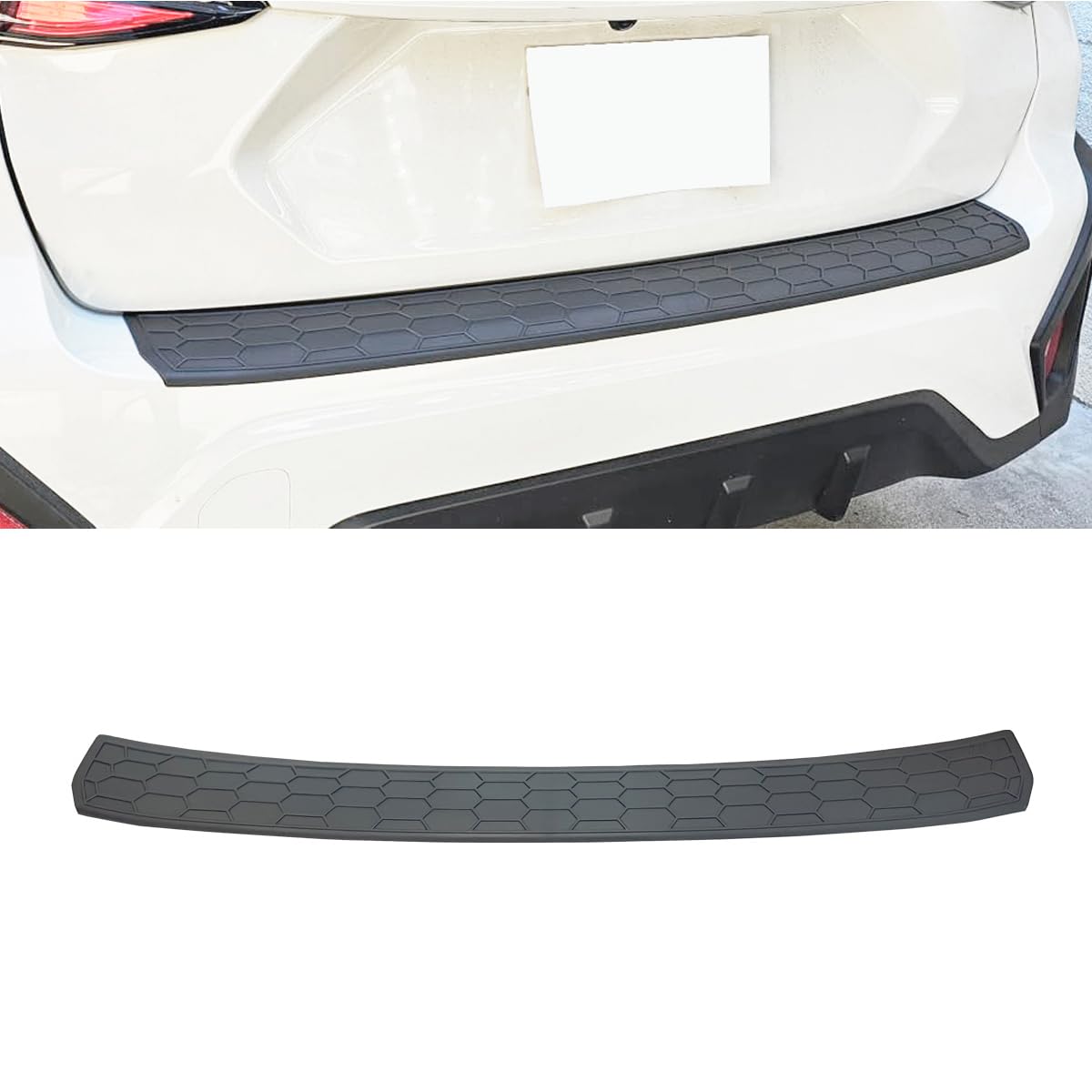 Rear Bumper Protector Guard Accessory Trim Cover Scratch Resistant Trunk Door Entry Guards Compatible with Subaru Crosstrek 2024 2025 2026
