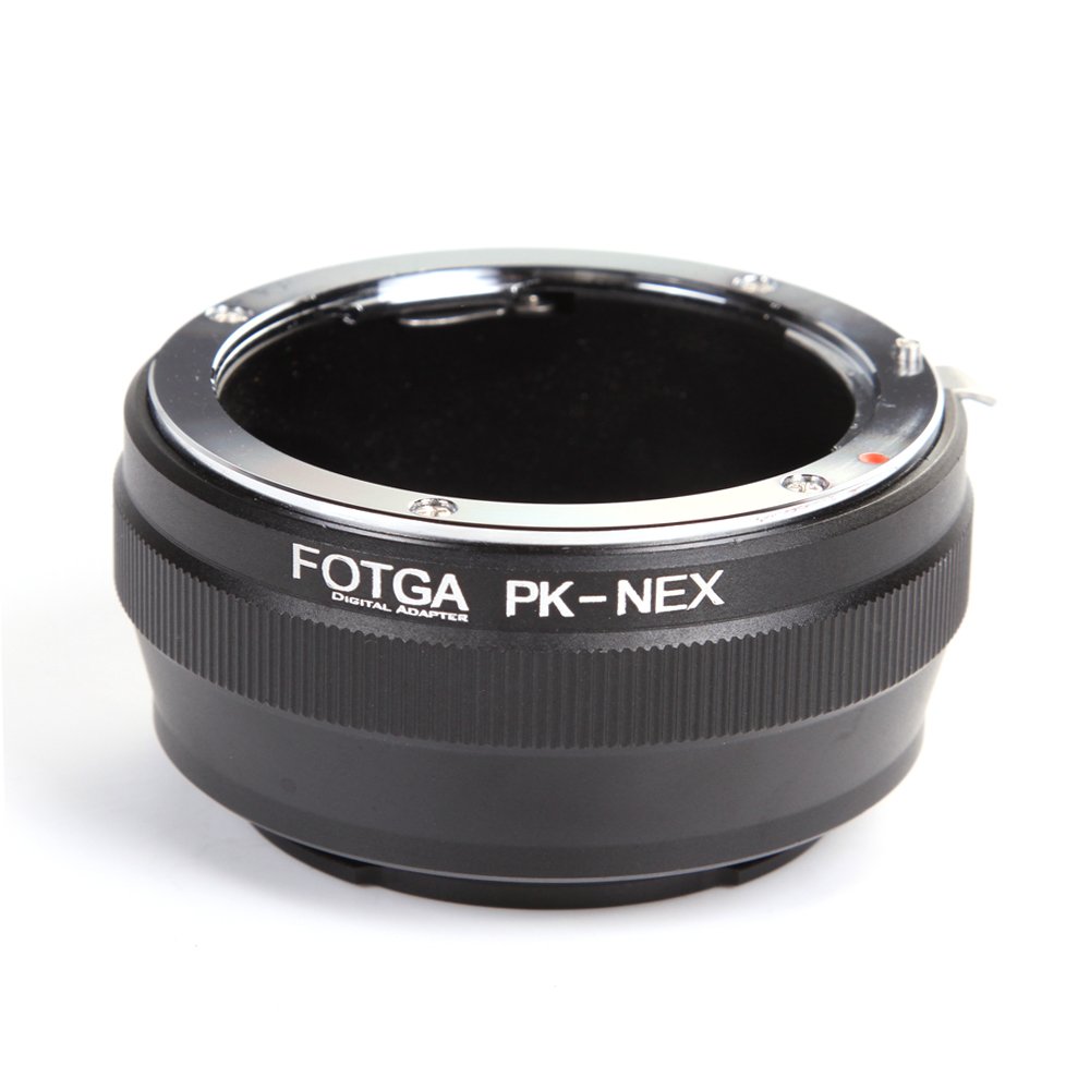 FocusFoto FOTGA Adapter Ring for Pentax PK K Lens to Sony E-Mount Mirrorless Camera NEX-5R 5T 3 NEX-6 NEX-7 a7 a7S a7R a7II a7SII a7RII a6500 a6300