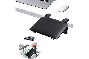 Ergonomic Desk Armrest: Foldable Elbow Support for Enhanced Typing