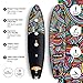Hurley All Ages Inflatable Paddle Board, Color Wave, 10'6