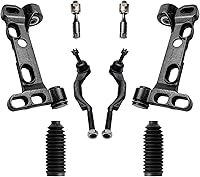 Vista 155 de Detroit Axle - Kit de suspensión frontal de 8 piezas para Dodge Journey 2009-2015, 2 brazos de control inferiores, 2 rótulas, 2 varillas