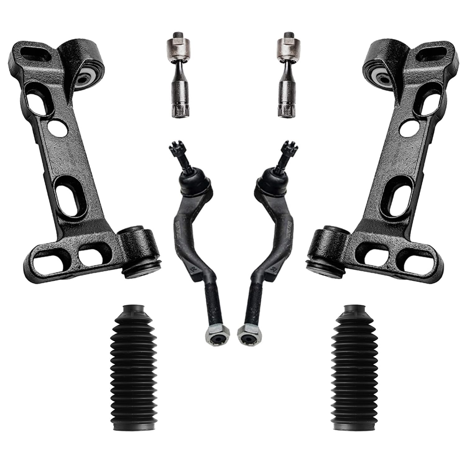 Detroit Axle - 8pc Front End Kit for Buick Rainier Chevy Trailblazer EXT