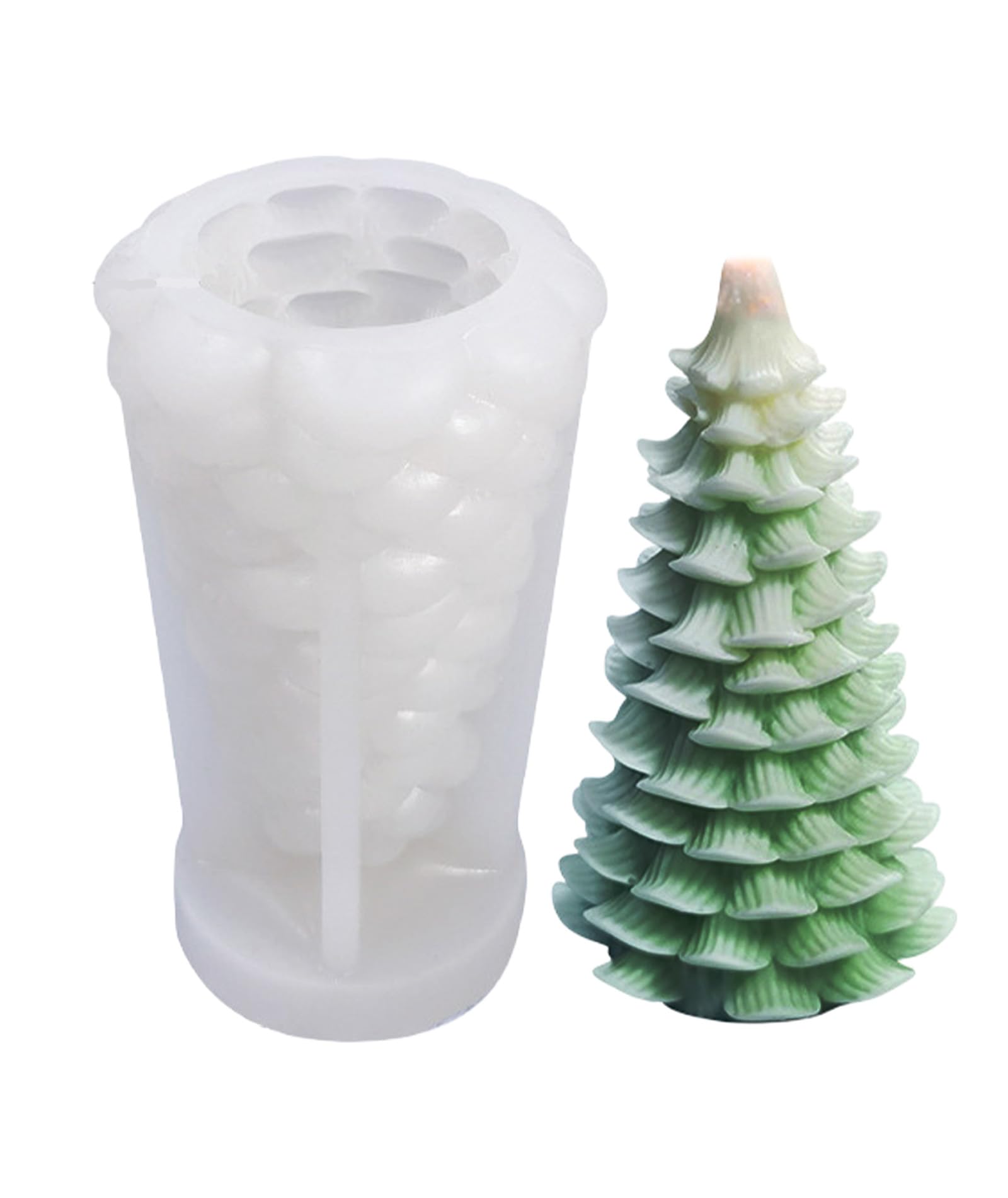 Christmas Tree Candle Mould, Christmas Candle Moulds,Candle Mould, Unique Christmas Tree Candle Making, Christmas Mould Silicone Ideal for Homemade Gifts and Festive Decorations-image-39