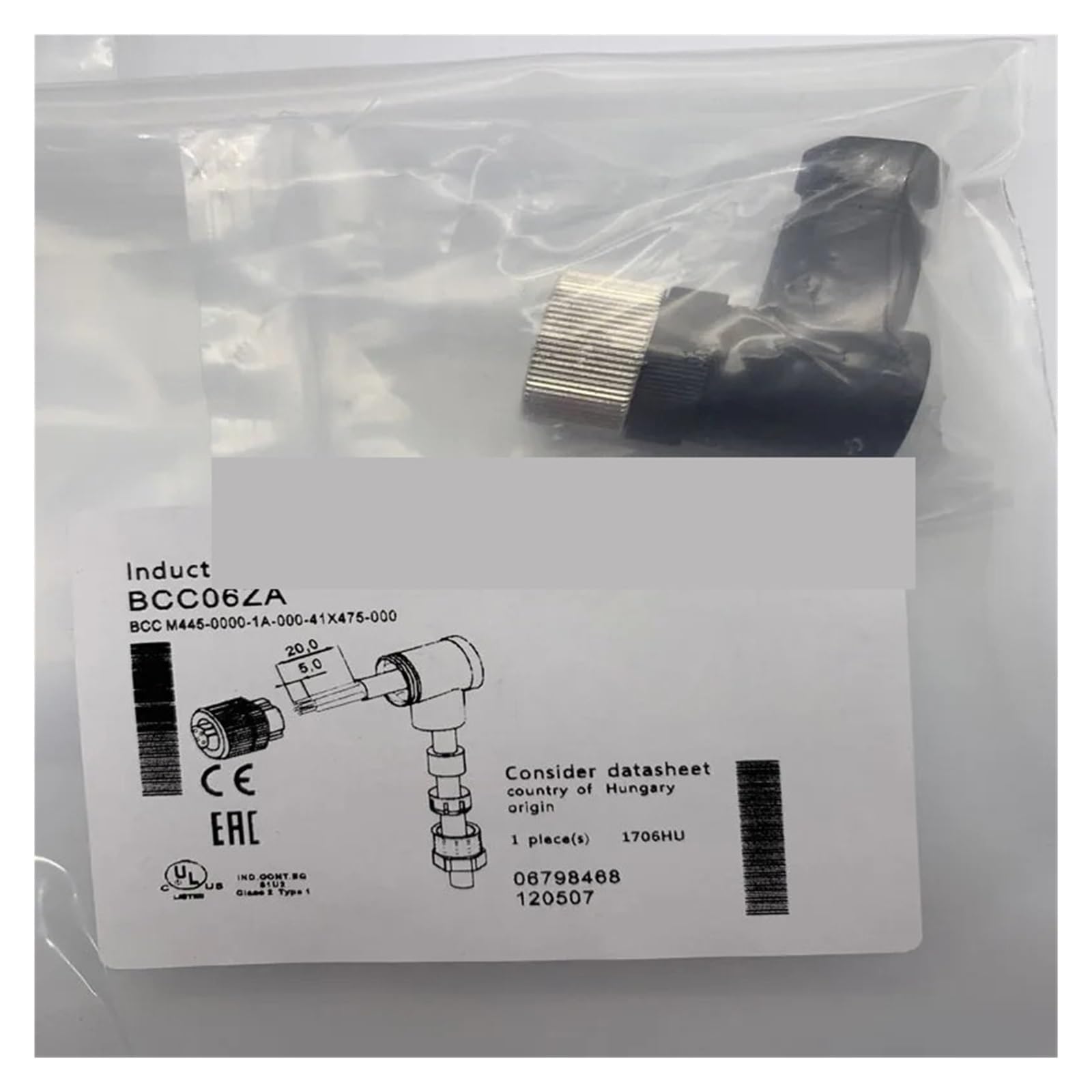 Capteur de proximité BCC06ZA avec commutation stable M445-0000-1A-000
